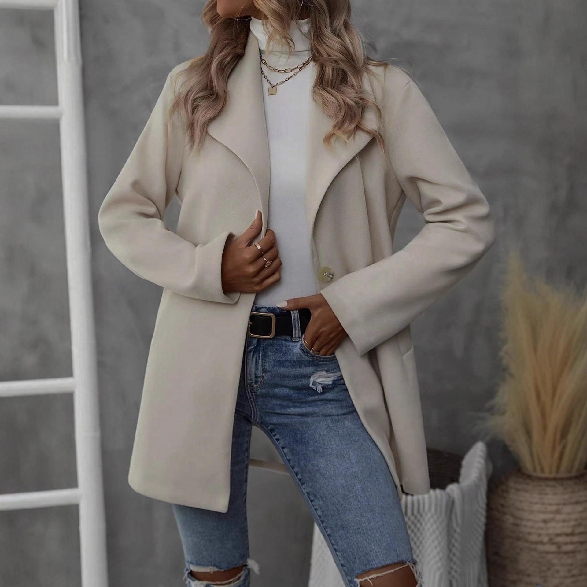 2025 Autumn Winter Women s Fashion Solid Color Lapel Cardigan Wool Coat L абрикосовий
2025 Autumn Winter Women s Fashion Solid Color Lapel Cardigan Wool Coat L абрикосовий