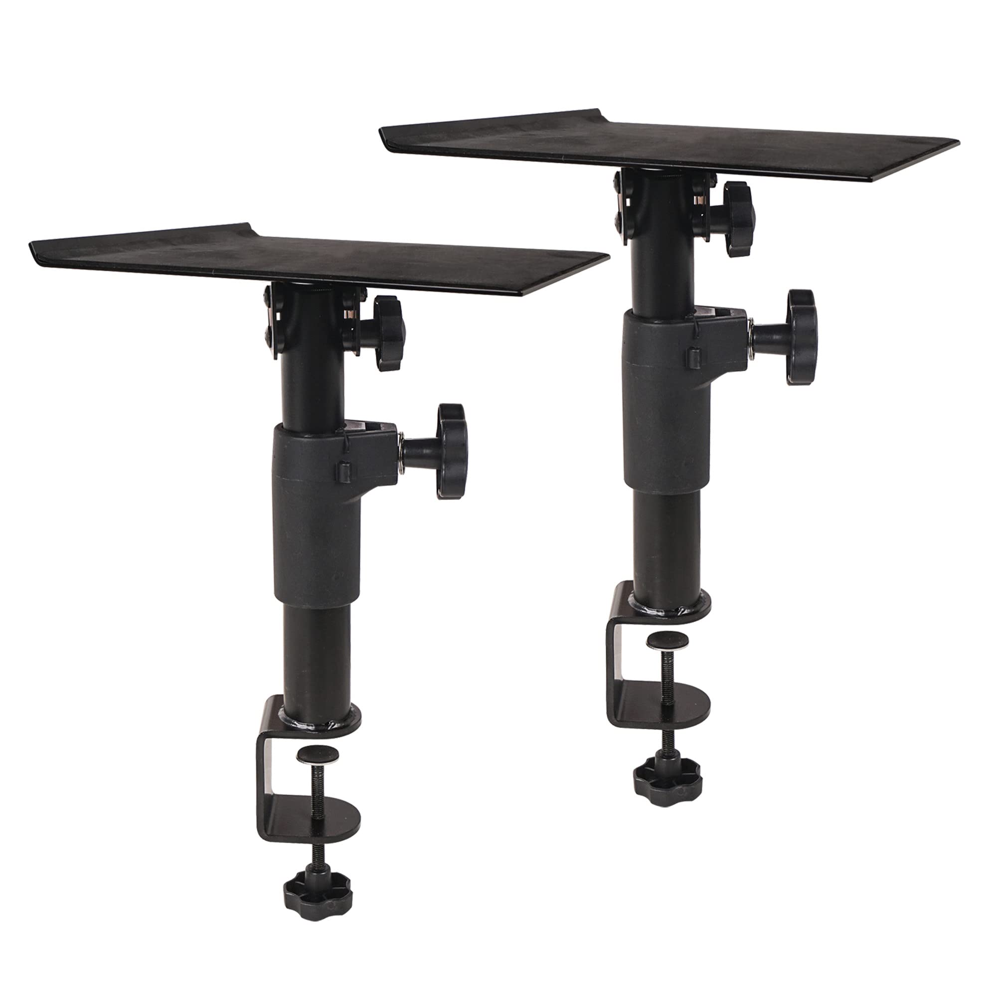 Sound Town 2-Pack Desktop Clamp-on Studio Monitor Speaker Stands for HorizontalVertical Speakers (STSD-DCM-Pair)
Sound Town 2-Pack Desktop Clamp-on Studio Monitor Speaker Stands for HorizontalVertical Speakers (STSD-DCM-Pair)