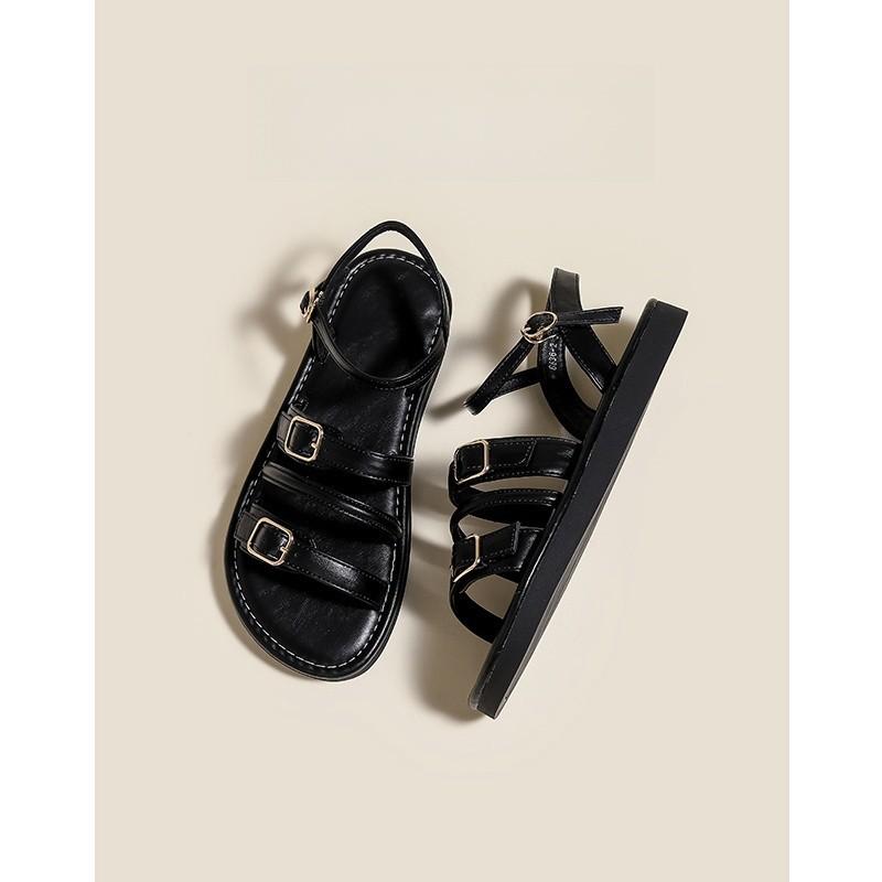 Sandals women wear new flat-bottomed cool slippers belt buckle versatile seaside beach shoes women 40 чорний
Sandals women wear new flat-bottomed cool slippers belt buckle versatile seaside beach shoes women 40 чорний