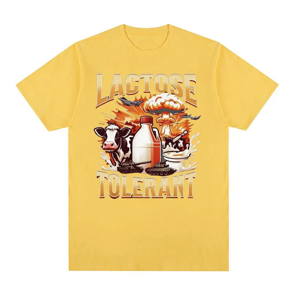 Lactose tolerant fun Meme Tshirt Womens Y2k retro pattern Tshirt casual short sleeved Tshirt 4XL
Lactose tolerant fun Meme Tshirt Womens Y2k retro pattern Tshirt casual short sleeved Tshirt 4XL
