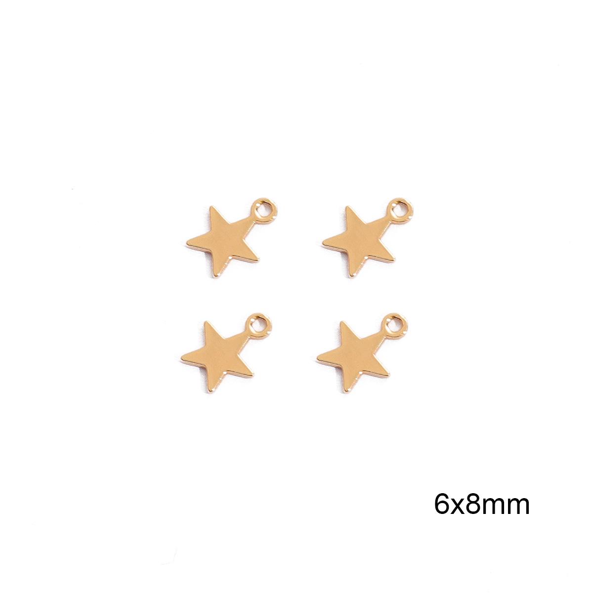 18K Gold-Filled Color-Preserving Pentagram Peach Heart Pendant for DIY Earrings, Necklaces, Bracelets
18K Gold-Filled Color-Preserving Pentagram Peach Heart Pendant for DIY Earrings, Necklaces, Bracelets