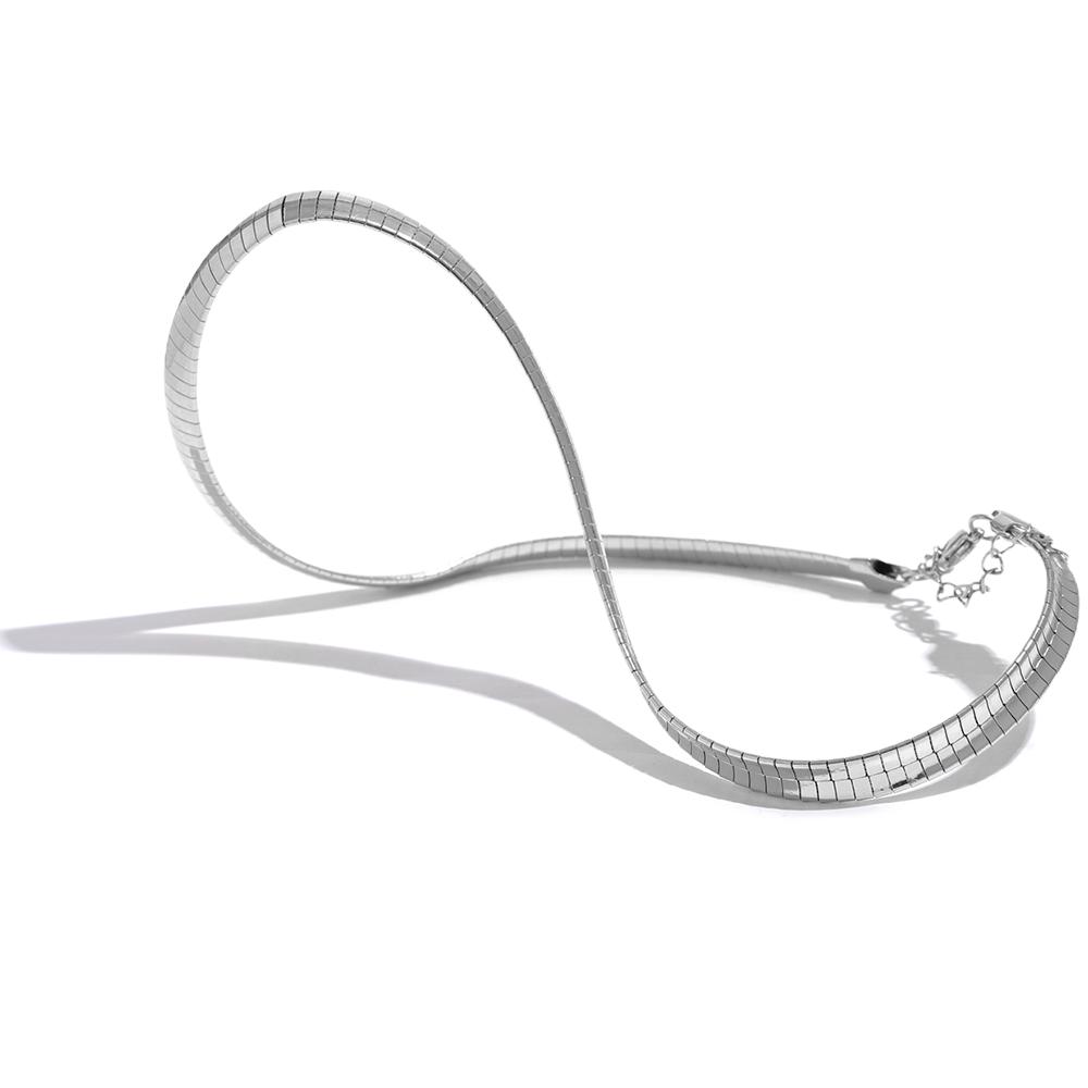 Yhpup Stainless Steel Short Chain Smooth Torques Choker Necklace Metal Charm Waterproof Jewelry Attractive Women Bijoux
Yhpup Stainless Steel Short Chain Smooth Torques Choker Necklace Metal Charm Waterproof Jewelry Attractive Women Bijoux