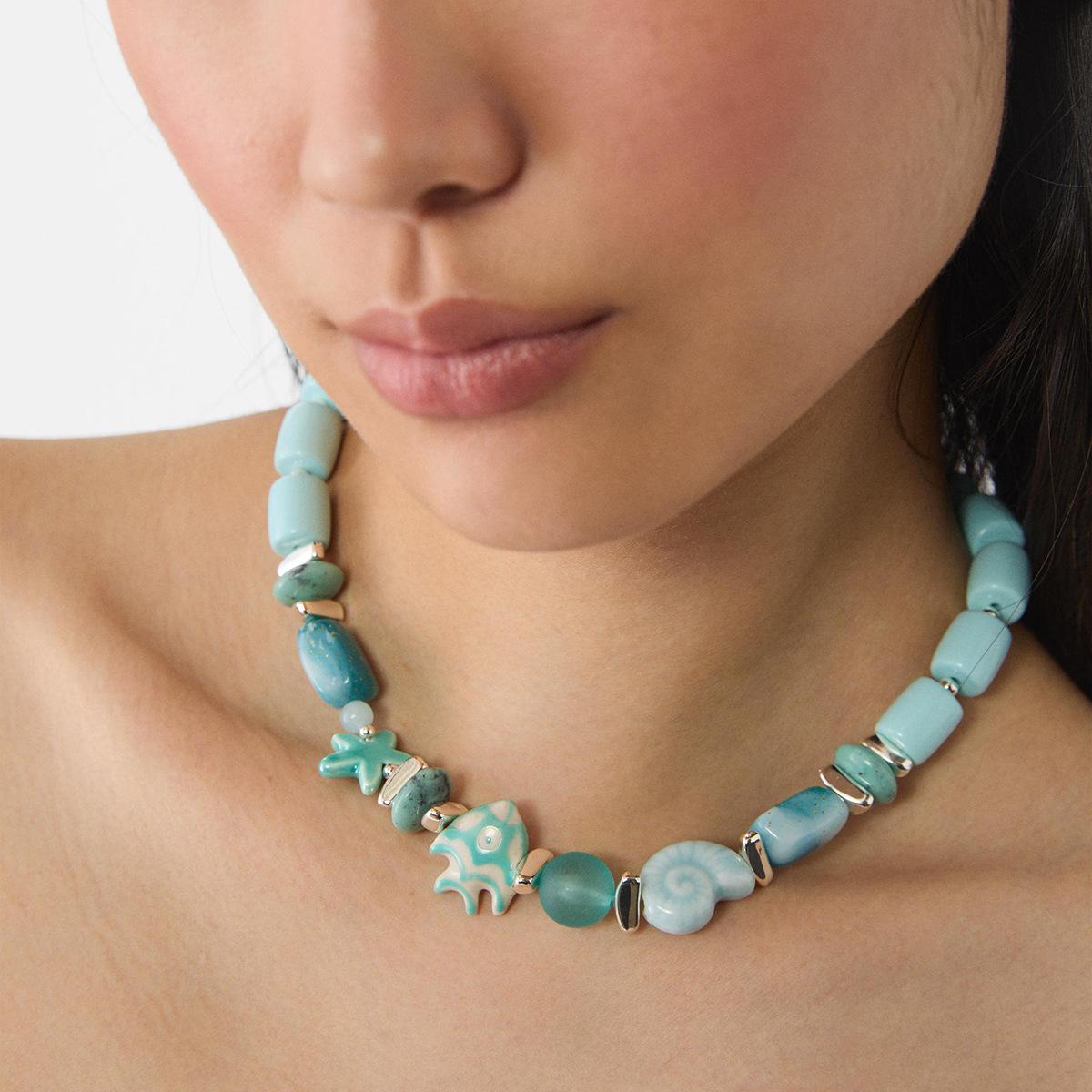 Модное ожерелье для женских украшений зелёный
Модное ожерелье для женских украшений зелёный