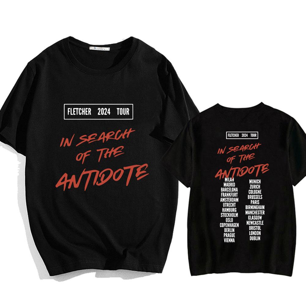 Fletcher In Search of The Antidote Tour Print T-shirts Summer High Quality Cotton Tee-shirt Men Women Tees Hip Hop Graphic Printed Top
Fletcher In Search of The Antidote Tour Print T-shirts Summer High Quality Cotton Tee-shirt Men Women Tees Hip Hop Graphic Printed Top