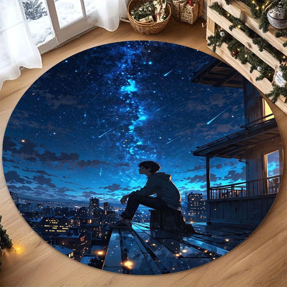Round Cosmic Anime Pattern Flannel Rug Printed Design Modern Art Decor Soft Anti Slip Carpet For Living Room And Meditation Area 60cm
Round Cosmic Anime Pattern Flannel Rug Printed Design Modern Art Decor Soft Anti Slip Carpet For Living Room And Meditation Area 60cm