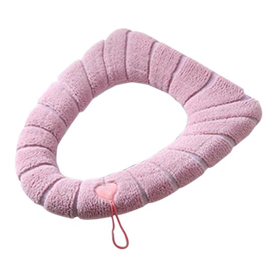 Toilet Seat Cover with Handle Thickened Washable Soft O-shaped Four розовый
Toilet Seat Cover with Handle Thickened Washable Soft O-shaped Four розовый