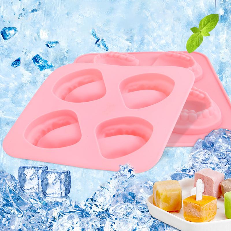 1Pc Denture Teeth Shaped DIY 4 Holes Dentist Seniors Father Silicone Funny Ice Cream Mould Gag Gift Ice Tray Mold
1Pc Denture Teeth Shaped DIY 4 Holes Dentist Seniors Father Silicone Funny Ice Cream Mould Gag Gift Ice Tray Mold