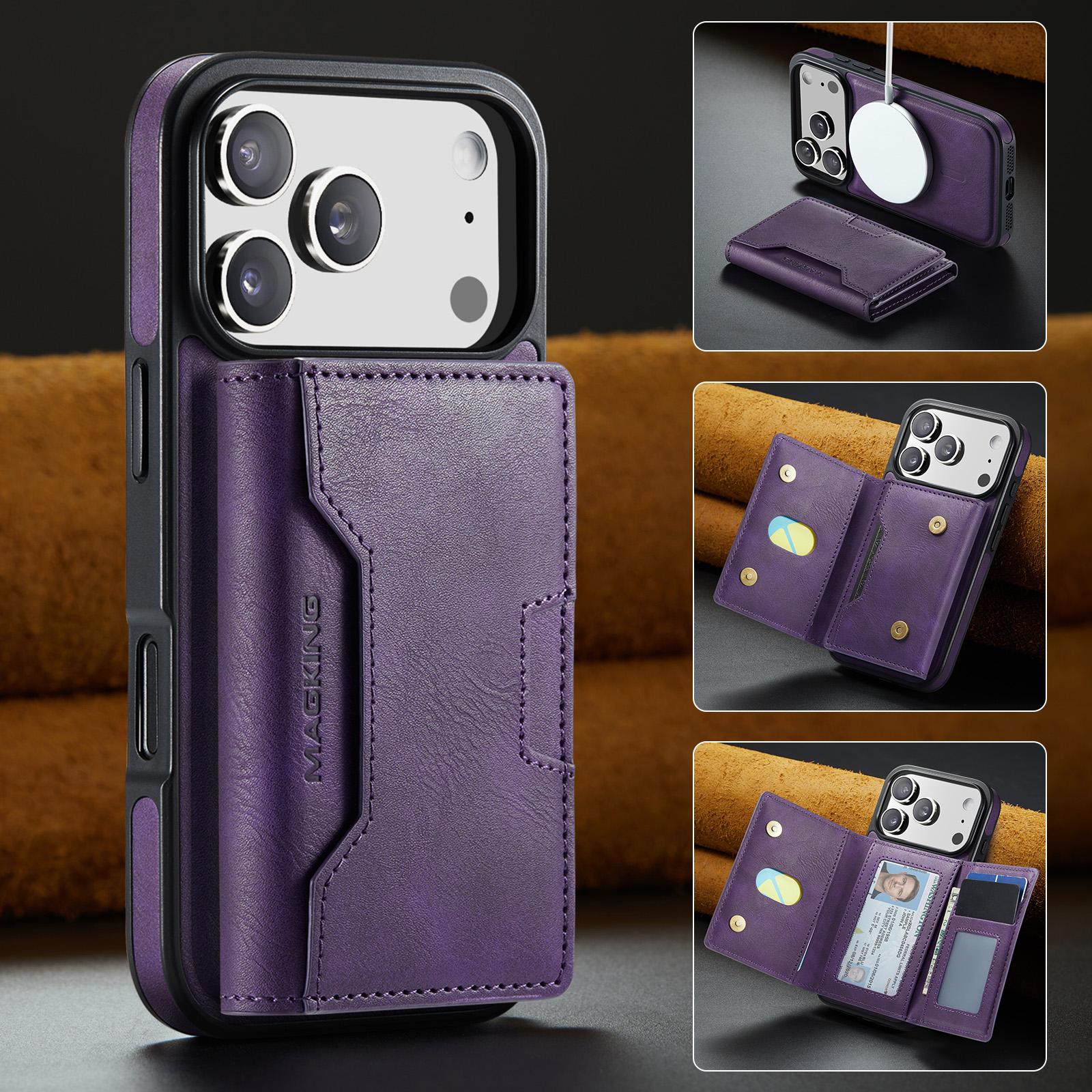 MAGKING-K4 Mobile Phone Case For iPhone 17 Pro Max 17 17 Air Shockproof Magnetic 2-in-1 Back Cover Protective Skins For iPhone 17 Pro Max фіолетовий
MAGKING-K4 Mobile Phone Case For iPhone 17 Pro Max 17 17 Air Shockproof Magnetic 2-in-1 Back Cover Protective Skins For iPhone 17 Pro Max фіолетовий