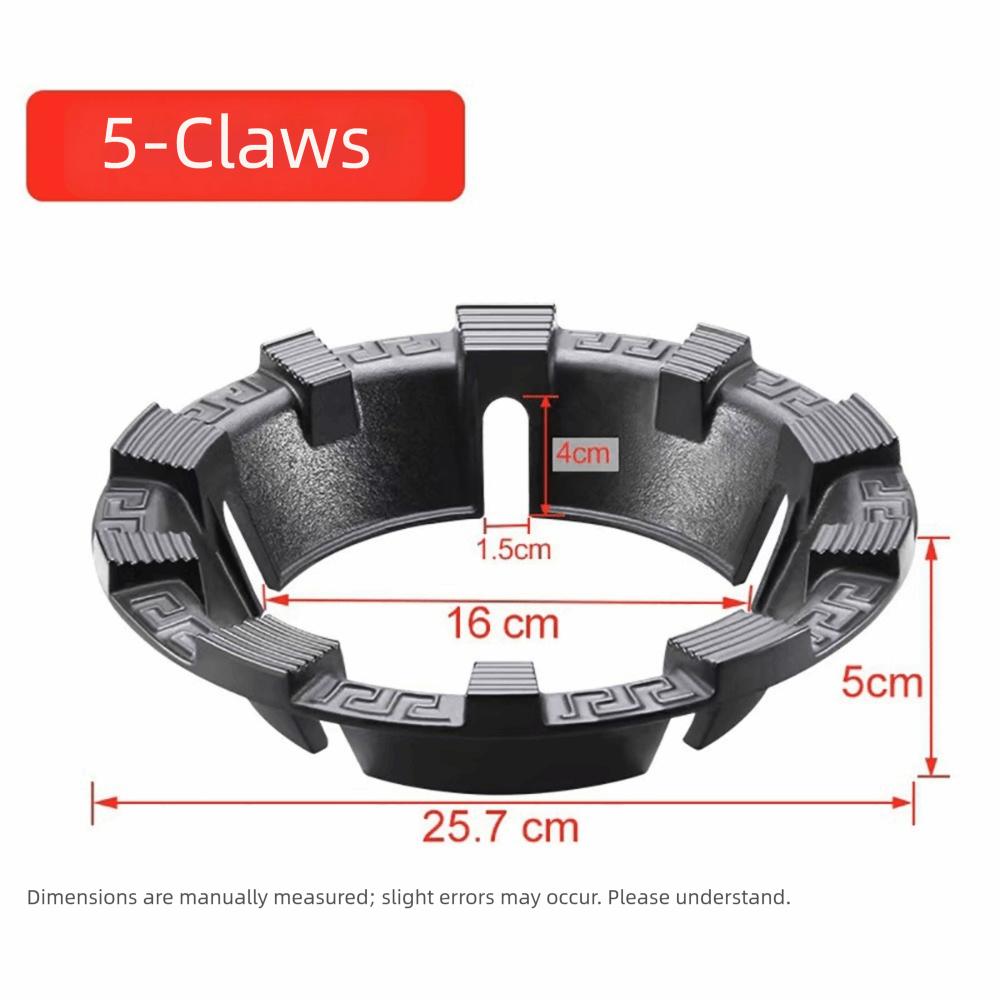 Black Stove Rack Cast Iron Fire Gathering Support Durable Stovetop Stand Cooking 5 claws
Black Stove Rack Cast Iron Fire Gathering Support Durable Stovetop Stand Cooking 5 claws