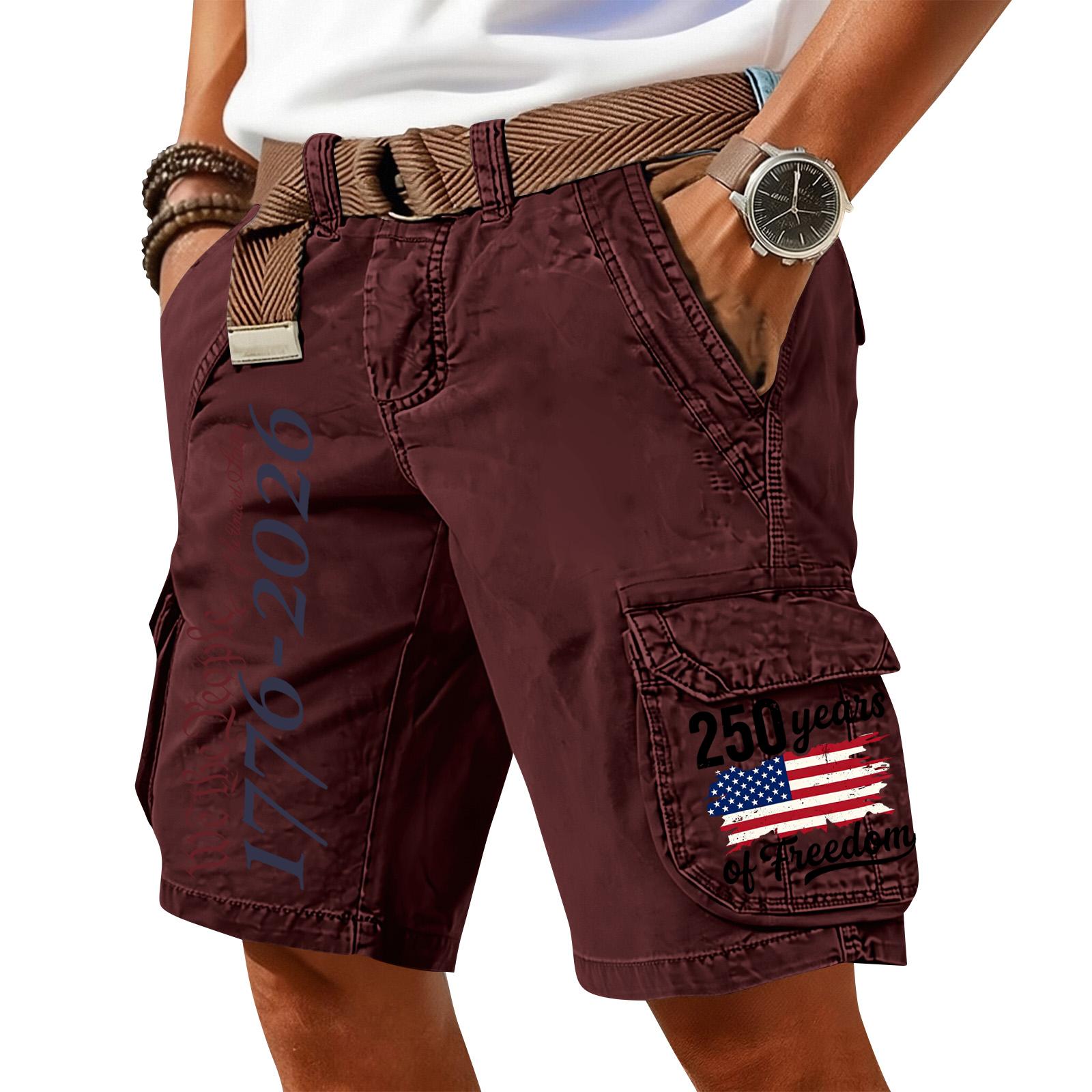 Men s Summer Printed Casual Multi-Pocket Cargo Shorts XL винний
Men s Summer Printed Casual Multi-Pocket Cargo Shorts XL винний