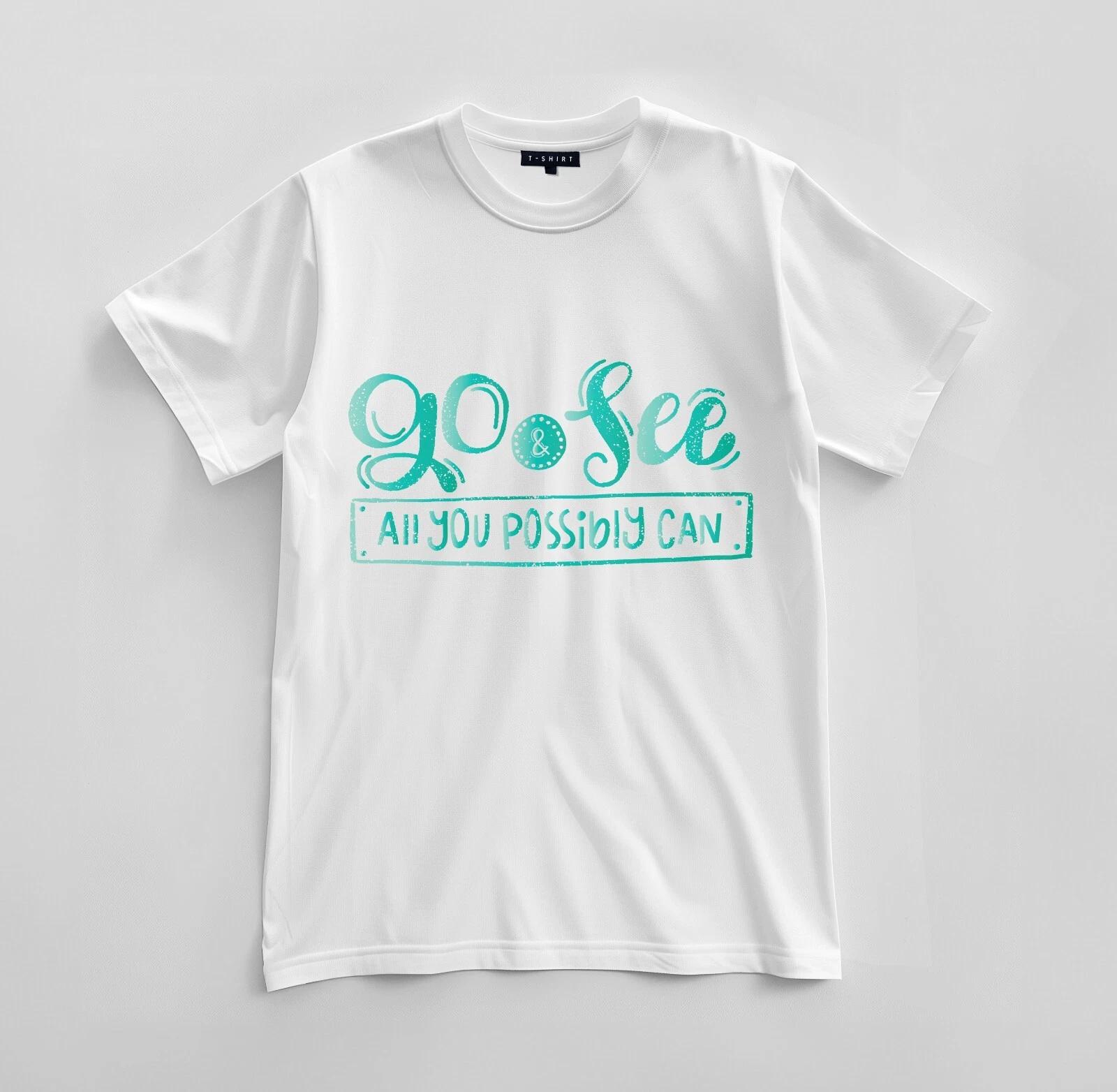 Custom Go & See All You Possibly T-shirt Design Unisex Jersey Short Sleeve Tee 4XL
Custom Go & See All You Possibly T-shirt Design Unisex Jersey Short Sleeve Tee 4XL