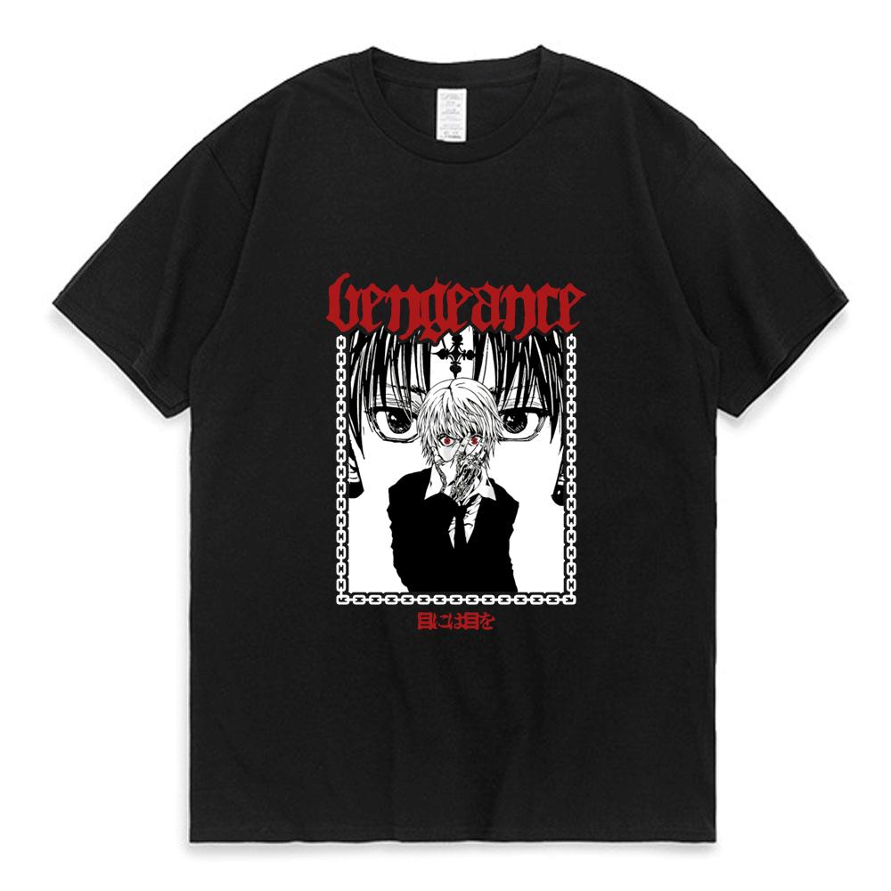 Hunter X Hunter Футболка Кілуа Золдіка для чоловіків Курапіка 90-х з коротким рукавом Мила Японія Аніме Хісока Футболка Топ Літо Бавовняні Футболки 3XL чорний
Hunter X Hunter Футболка Кілуа Золдіка для чоловіків Курапіка 90-х з коротким рукавом Мила Японія Аніме Хісока Футболка Топ Літо Бавовняні Футболки 3XL чорний