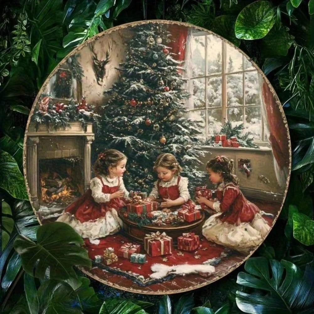 Tin Wall Art Vintage Christmas Round Decor Kitchen Wall Hanging Perfect Holiday Gift Home Thanksgiving 20x20 різнокольоровий
Tin Wall Art Vintage Christmas Round Decor Kitchen Wall Hanging Perfect Holiday Gift Home Thanksgiving 20x20 різнокольоровий
