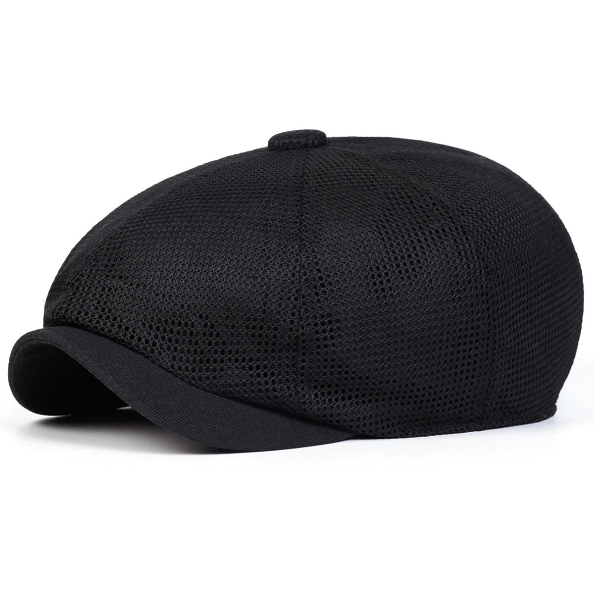 Men Solid Color Mesh Breathable Casual Newsboy Caps British Painters Hats Spring Summer Octagonal Cap Hip Hop Berets Hat
Men Solid Color Mesh Breathable Casual Newsboy Caps British Painters Hats Spring Summer Octagonal Cap Hip Hop Berets Hat