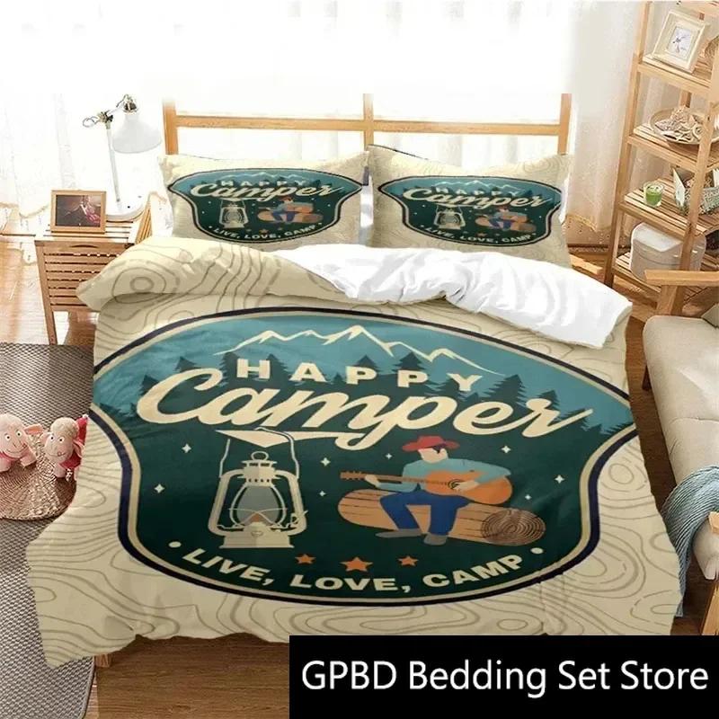 3D Print Cartoon Happy Camper Bedding Set Double Twin King Duvet Cover Comforter Pillowcase Boys Girls Adults Bedroom 135x200cm
3D Print Cartoon Happy Camper Bedding Set Double Twin King Duvet Cover Comforter Pillowcase Boys Girls Adults Bedroom 135x200cm