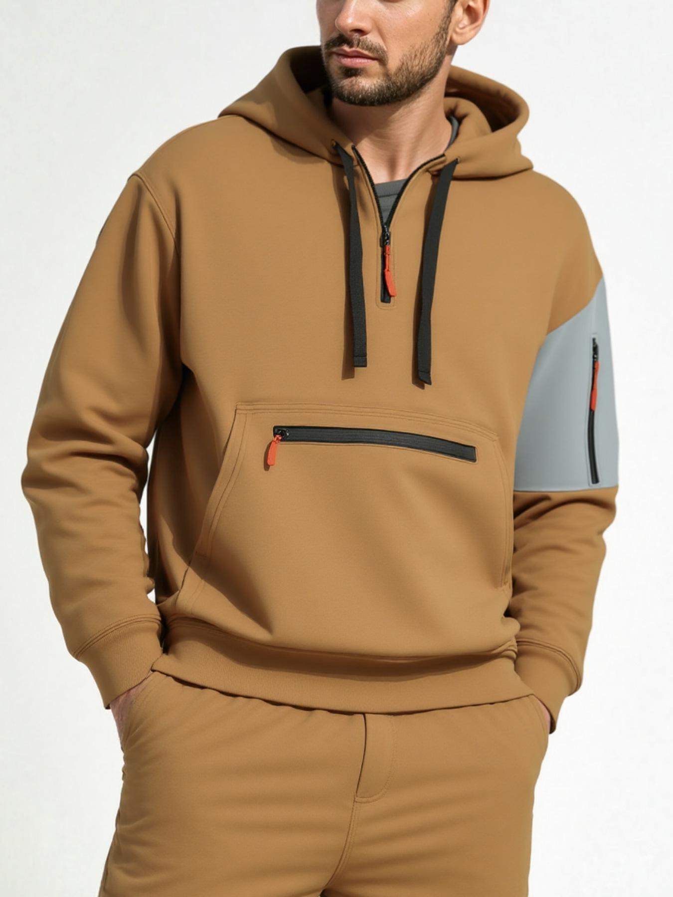 Men s European-Size Autumn/Winter Pullover Hoodie with Multiple Pockets, Sports, and Casual Style S хакі
Men s European-Size Autumn/Winter Pullover Hoodie with Multiple Pockets, Sports, and Casual Style S хакі