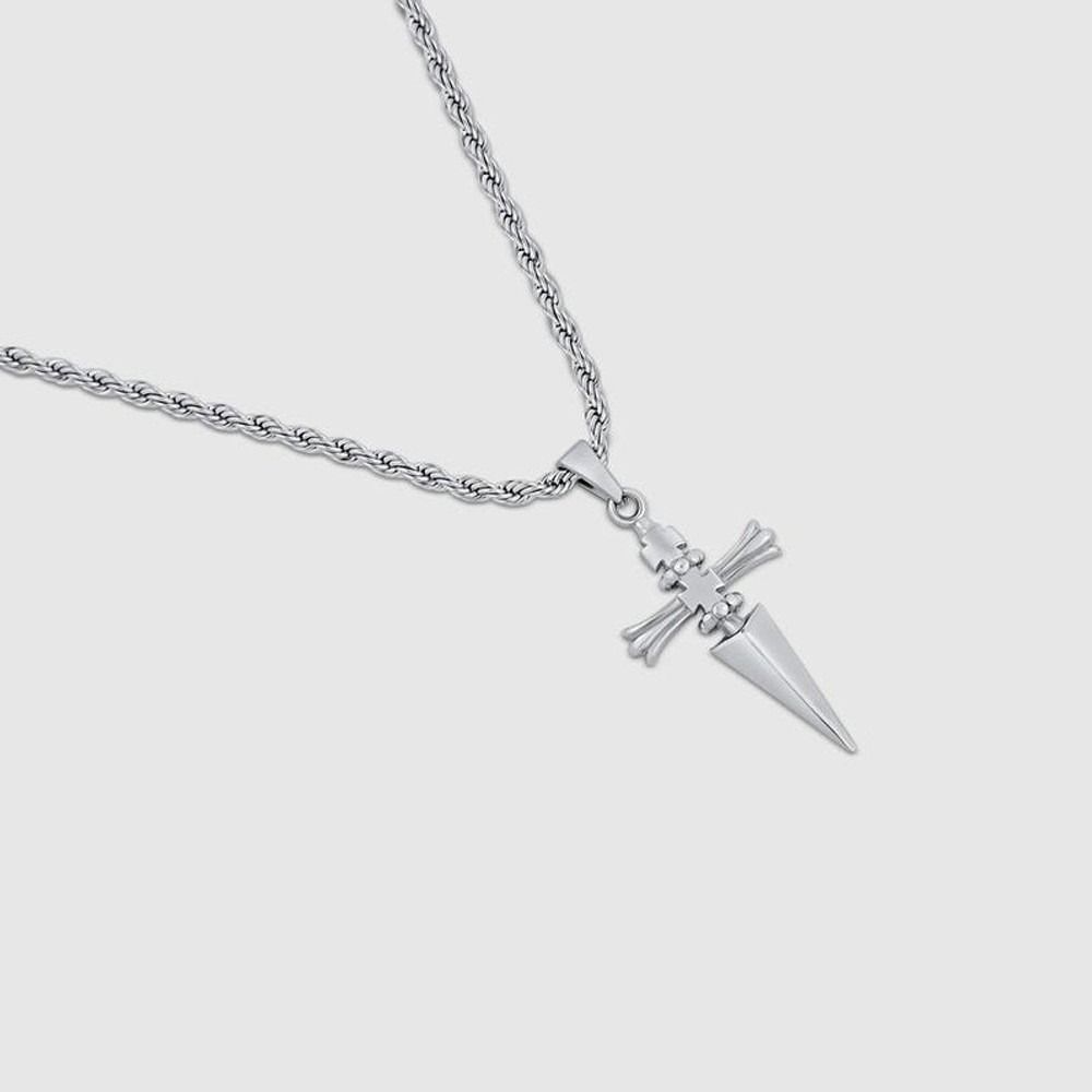 Punk Cross Pendant Necklace Stainless Steel Men s Jewelry Fashion Chain Necklace Gift for Boys A
Punk Cross Pendant Necklace Stainless Steel Men s Jewelry Fashion Chain Necklace Gift for Boys A