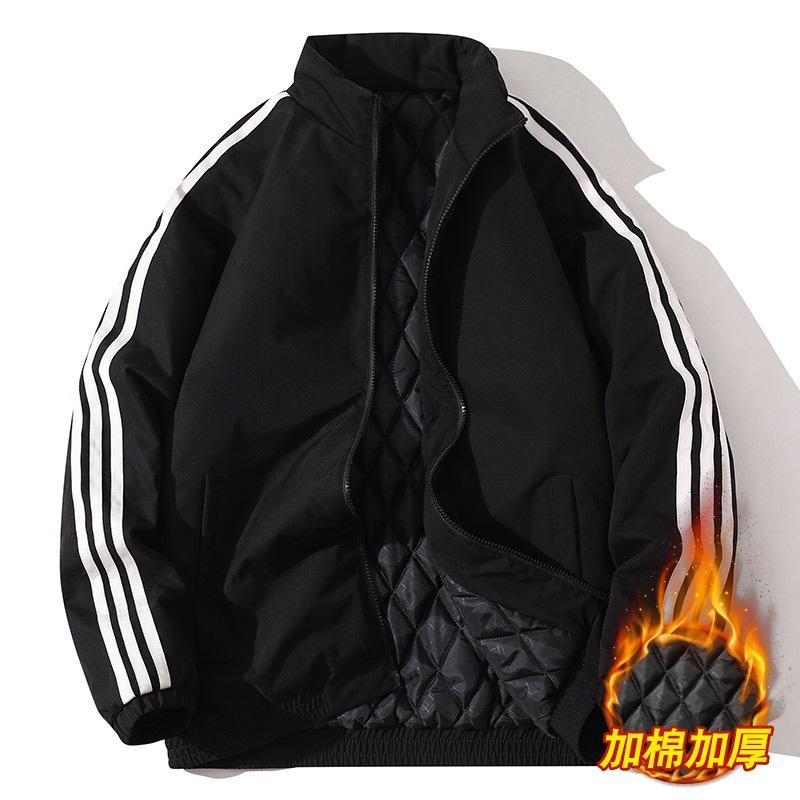 2025 new coat men s autumn and winter Korean version trend loose three bars cotton-padded clothes men s versatile thickened stand-up collar cotton M чорний
2025 new coat men s autumn and winter Korean version trend loose three bars cotton-padded clothes men s versatile thickened stand-up collar cotton M чорний