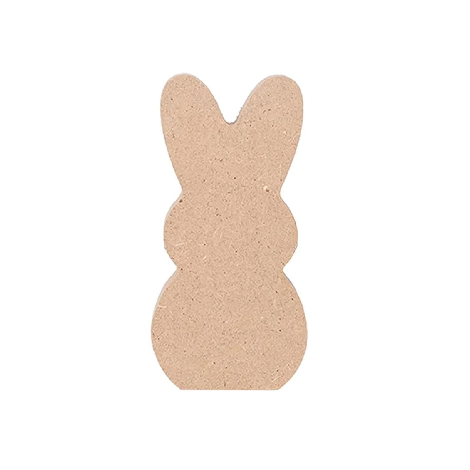 Easter Bunny MDF Cutout DIY Craft Shape Unfinished Wooden Board for Painting and Decorating Seasonal Holiday Projects
Easter Bunny MDF Cutout DIY Craft Shape Unfinished Wooden Board for Painting and Decorating Seasonal Holiday Projects