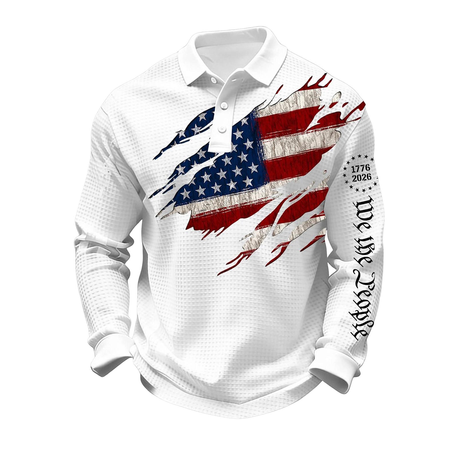 Men s 250Th Anniversary Flag Print Casual Fabric Shirt Cross Patriotic Tee XL білий
Men s 250Th Anniversary Flag Print Casual Fabric Shirt Cross Patriotic Tee XL білий