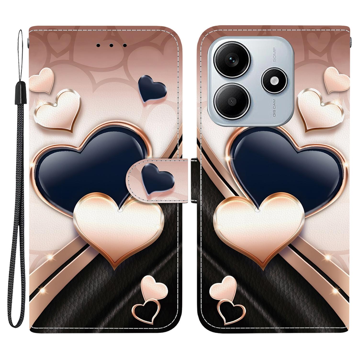 For Xiaomi Redmi Note 14 5G Leather Case Stand Wallet Pattern Printing Phone Cover with Wrist Strap Love
For Xiaomi Redmi Note 14 5G Leather Case Stand Wallet Pattern Printing Phone Cover with Wrist Strap Love