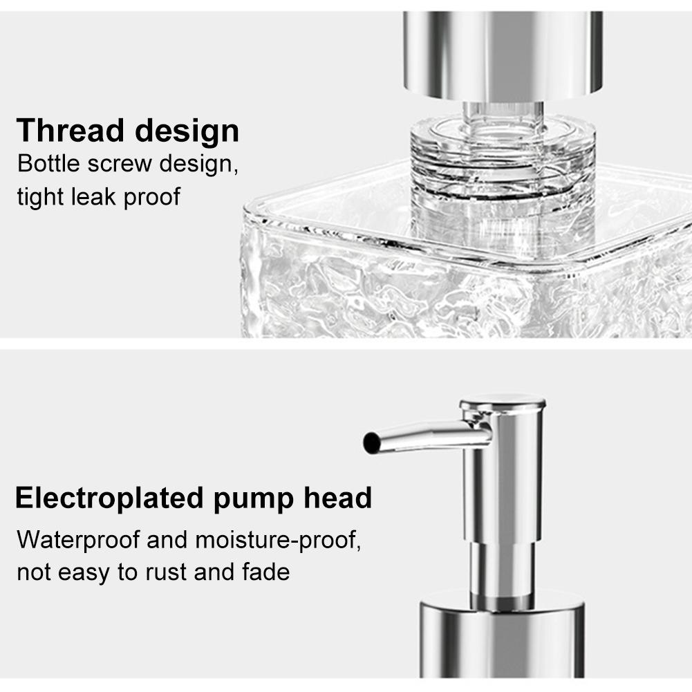 Refillable Pump Bottle Anti-Slip Shampoo Foam Dispenser Bottle Lotion Empty Bottle for Bathroom Counter
Refillable Pump Bottle Anti-Slip Shampoo Foam Dispenser Bottle Lotion Empty Bottle for Bathroom Counter