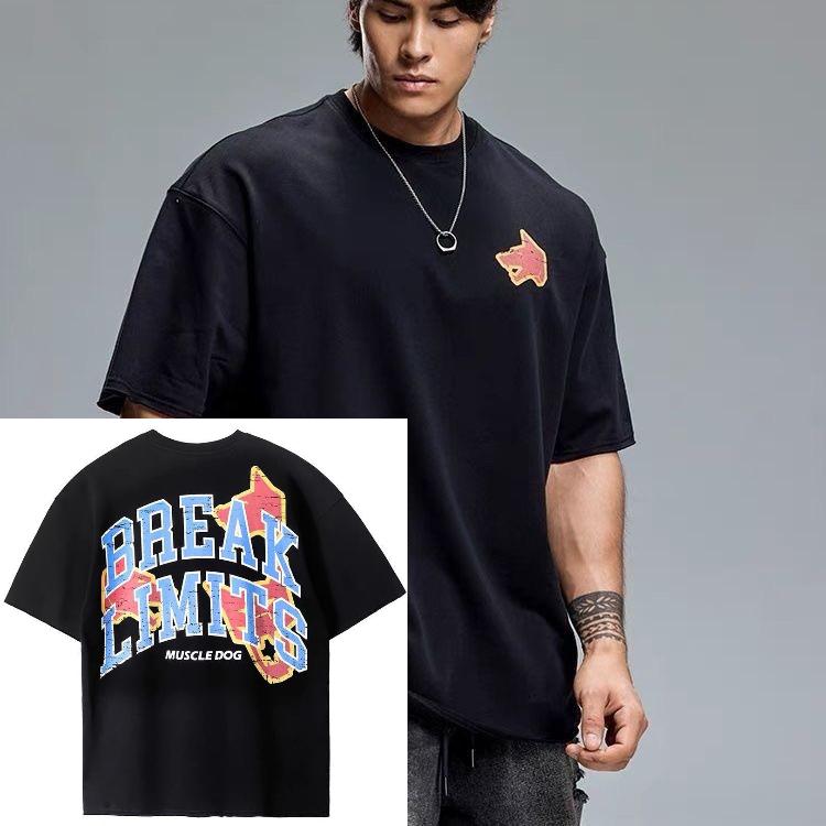 New Style Sports Tshirt Mens Summer Americanstyle Colorblock Print Loosefitting Casual Shirt for Training and Fitness M
New Style Sports Tshirt Mens Summer Americanstyle Colorblock Print Loosefitting Casual Shirt for Training and Fitness M