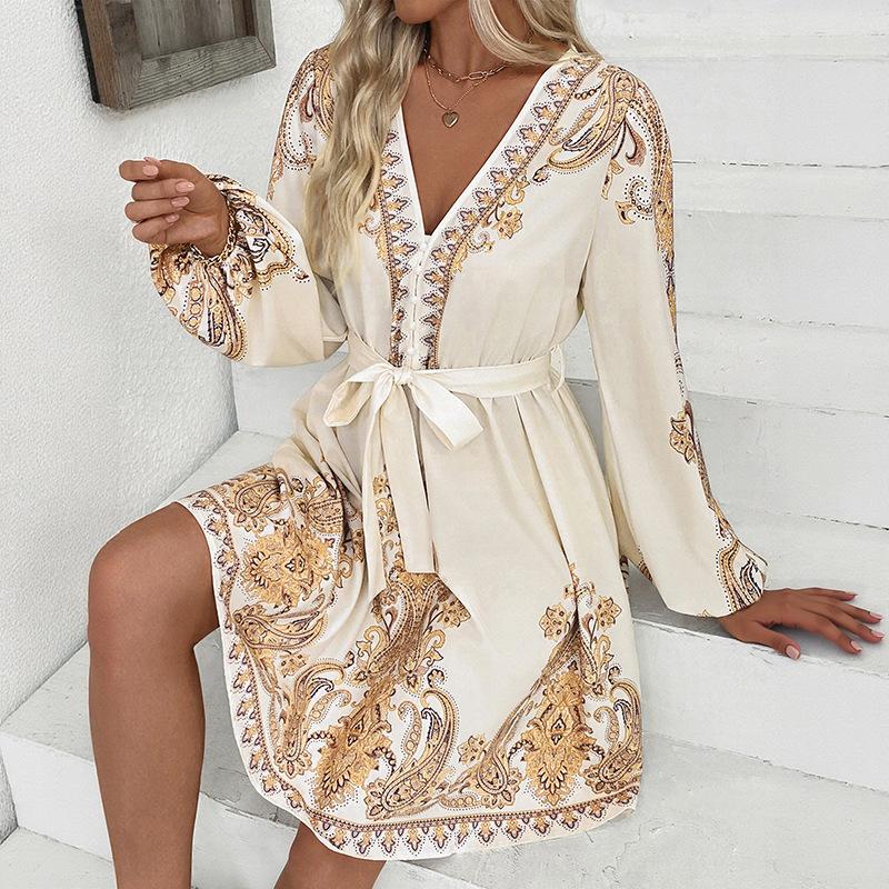 весна осень рукав-фонарик А-силуэт женское платье элегантный винтажный принт платья макси модное свободное V-образный вырез платье для вечеринки женское XL
весна осень рукав-фонарик А-силуэт женское платье элегантный винтажный принт платья макси модное свободное V-образный вырез платье для вечеринки женское XL