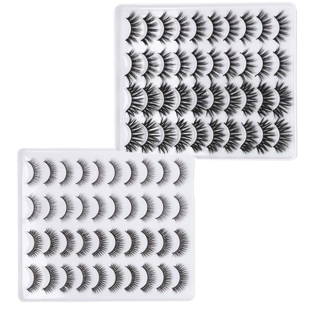 Mixed Styles Eye Makeup Tools Criss-cross Thick Long False Eyelashes 3D Faux Mink Wispies Fluffies
Mixed Styles Eye Makeup Tools Criss-cross Thick Long False Eyelashes 3D Faux Mink Wispies Fluffies