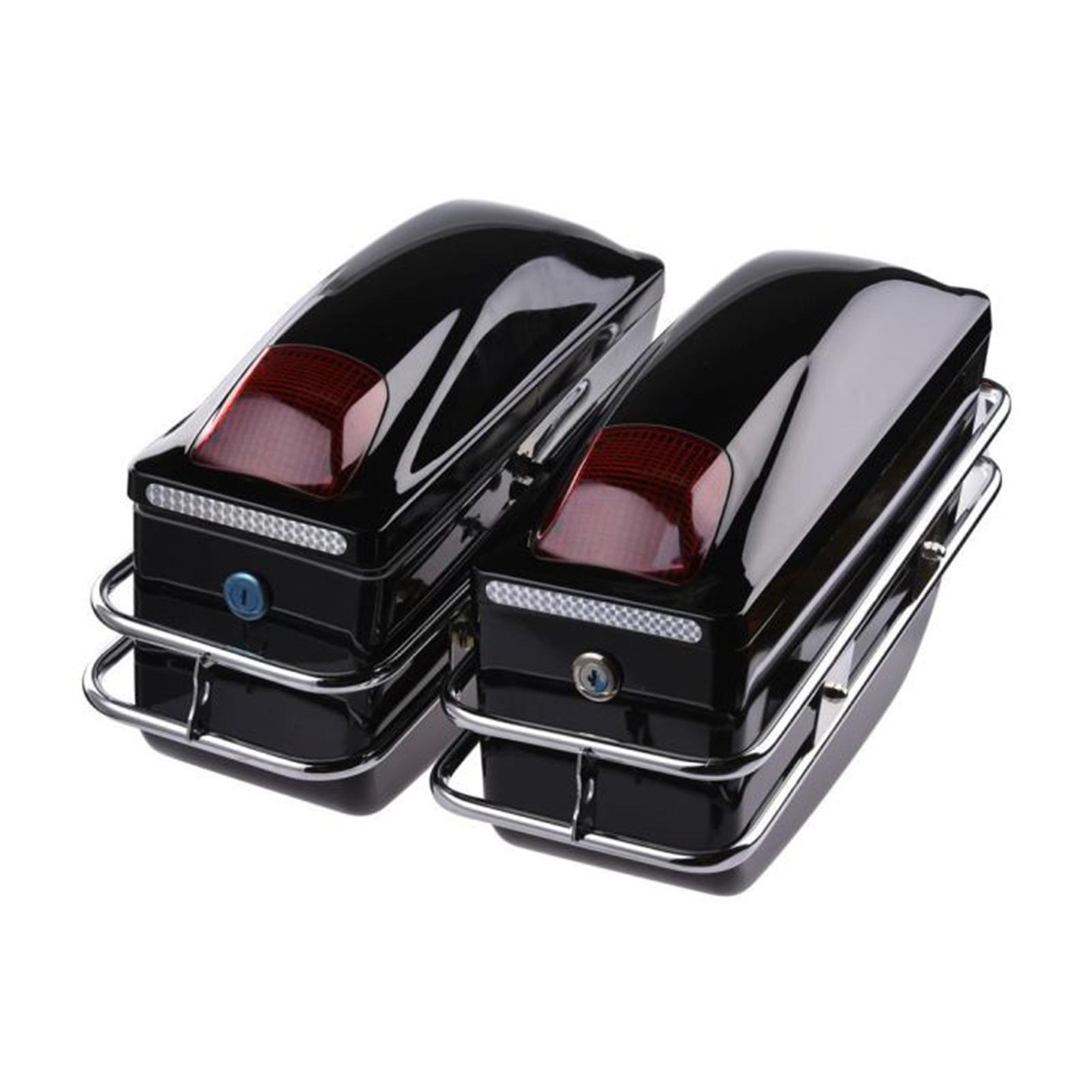 Универсальная жесткая седельная сумка с крышками и защелками, светодиодная подсветка, совместимая с Honda Suzuki Kawasaki Yamaha чёрный
Универсальная жесткая седельная сумка с крышками и защелками, светодиодная подсветка, совместимая с Honda Suzuki Kawasaki Yamaha чёрный