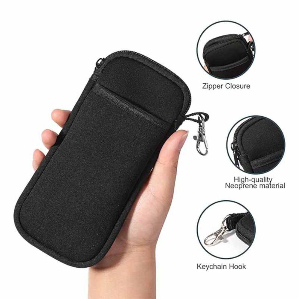 with Buckle Zipper Phone Bag Soft Eyeglass Pouch Multifuctional Portable Glasses Case Coin Storage чёрный
with Buckle Zipper Phone Bag Soft Eyeglass Pouch Multifuctional Portable Glasses Case Coin Storage чёрный