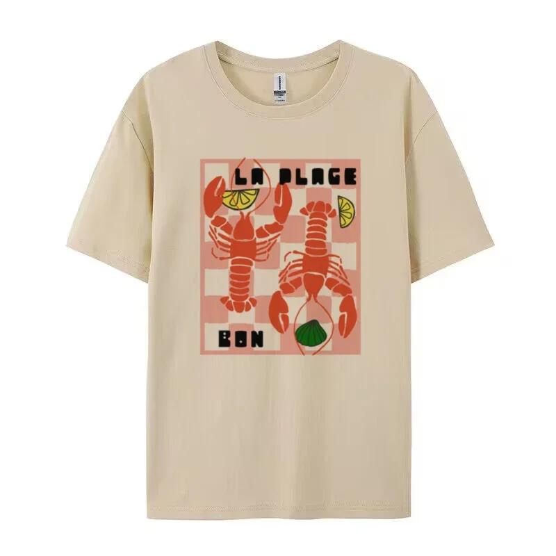 Egirl Cute Fashion Graphic Tops Short Sleeve Y2k Aesthetic Tees Seafood Vacation Shirt Women Retro Style Lobster Lover T Shirt 2XL
Egirl Cute Fashion Graphic Tops Short Sleeve Y2k Aesthetic Tees Seafood Vacation Shirt Women Retro Style Lobster Lover T Shirt 2XL
