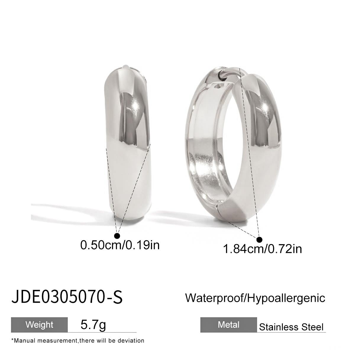 Youthway Minimalist Round Clip Earrings For Women Gold Plated Stainless Steel Earrings Simple Fashion Jewelry Christmas Gift
Youthway Minimalist Round Clip Earrings For Women Gold Plated Stainless Steel Earrings Simple Fashion Jewelry Christmas Gift