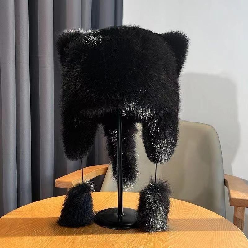 Eco-Friendly Faux Fur Raccoon Hat with Ear Protection - Warm, Thick, Fashionable Full Head Cover for Adults Adjustable
Eco-Friendly Faux Fur Raccoon Hat with Ear Protection - Warm, Thick, Fashionable Full Head Cover for Adults Adjustable