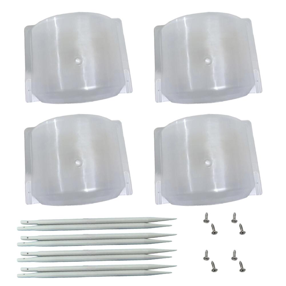 4 Count Sprinkler Guard Units Constructed from Weather Resistant PP for Year Round Use in Irrigation and Drainage Applications прозорий
4 Count Sprinkler Guard Units Constructed from Weather Resistant PP for Year Round Use in Irrigation and Drainage Applications прозорий