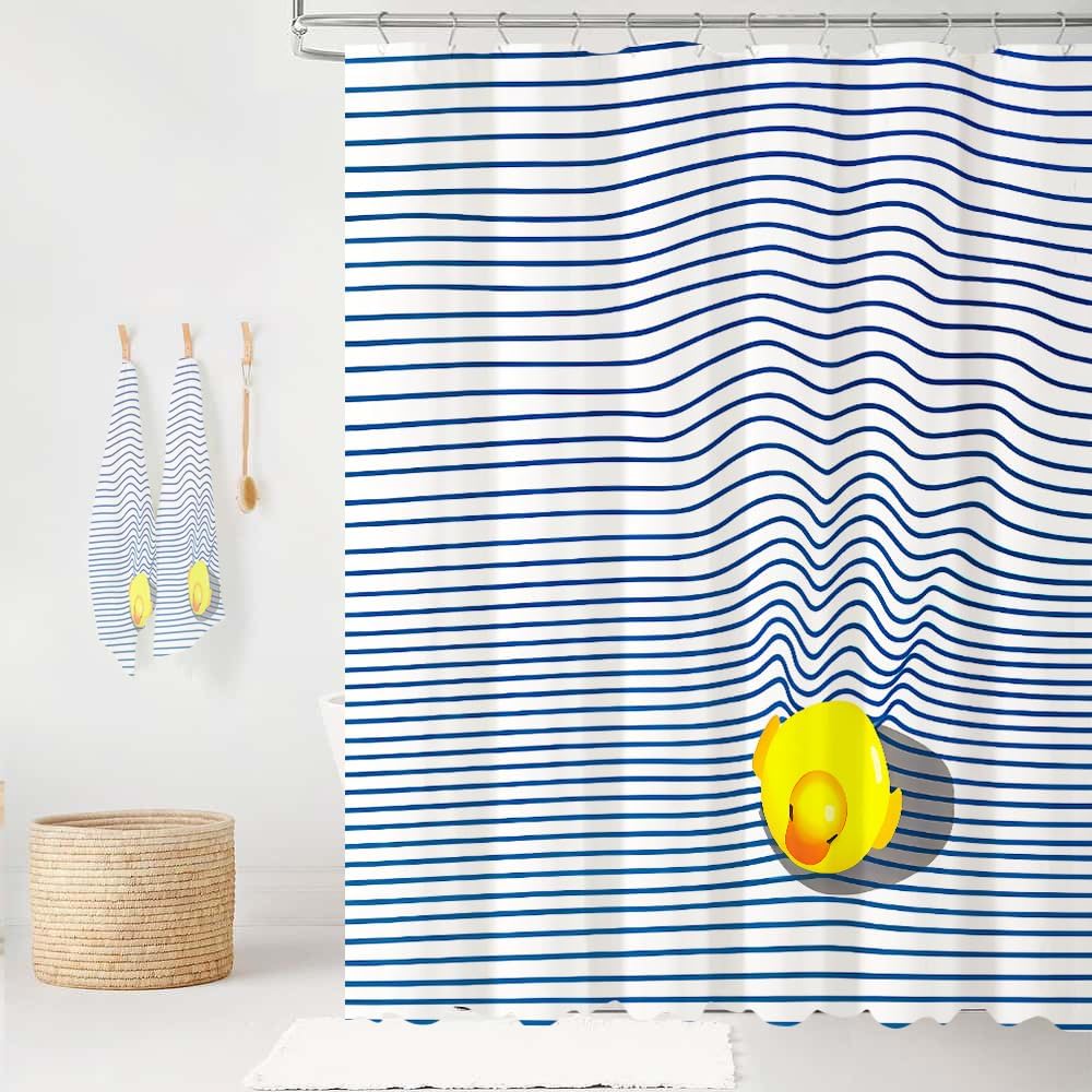 Funny Duck Shower Curtain Yellow Rubber Ducky Bathroom Curtains Cute Animal Bathroom Decor For Kids 72Wx72H Waterproof Polyester W60H190(CM)-1 Pcs
Funny Duck Shower Curtain Yellow Rubber Ducky Bathroom Curtains Cute Animal Bathroom Decor For Kids 72Wx72H Waterproof Polyester W60H190(CM)-1 Pcs