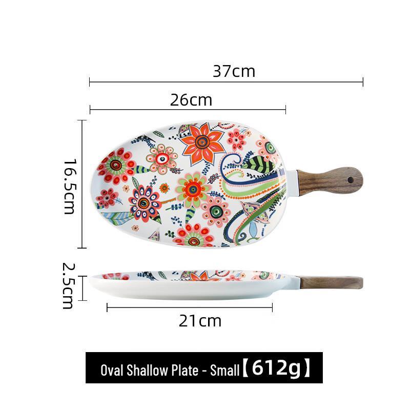 Abay Nordic Ceramic Oval Dining Plate
Abay Nordic Ceramic Oval Dining Plate