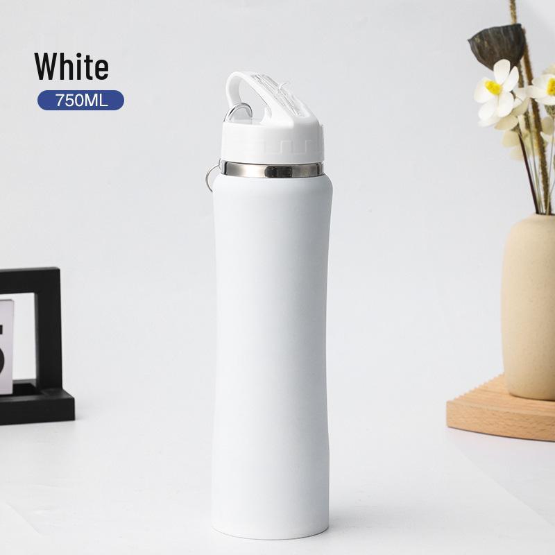 304 Stainless Steel Slim Waist Travel Thermos Cup - Large Capacity, Double-Layer Straw Design 500ml білий
304 Stainless Steel Slim Waist Travel Thermos Cup - Large Capacity, Double-Layer Straw Design 500ml білий