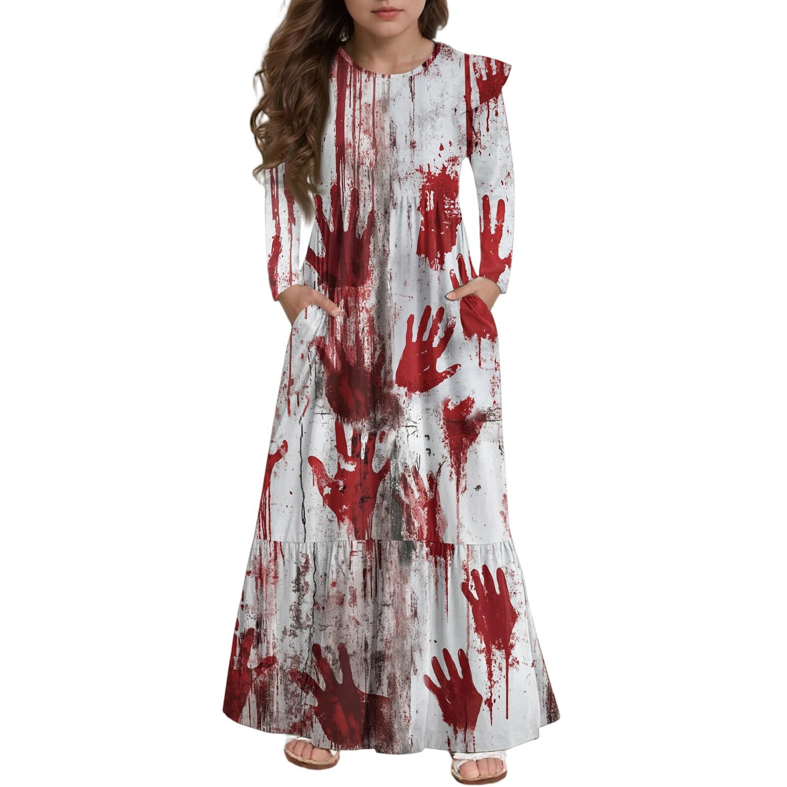 Girls Tiered Ruffle Dress Halloween Day - Long Sleeve Printed Maxi With Pockets 140 рожевий
Girls Tiered Ruffle Dress Halloween Day - Long Sleeve Printed Maxi With Pockets 140 рожевий