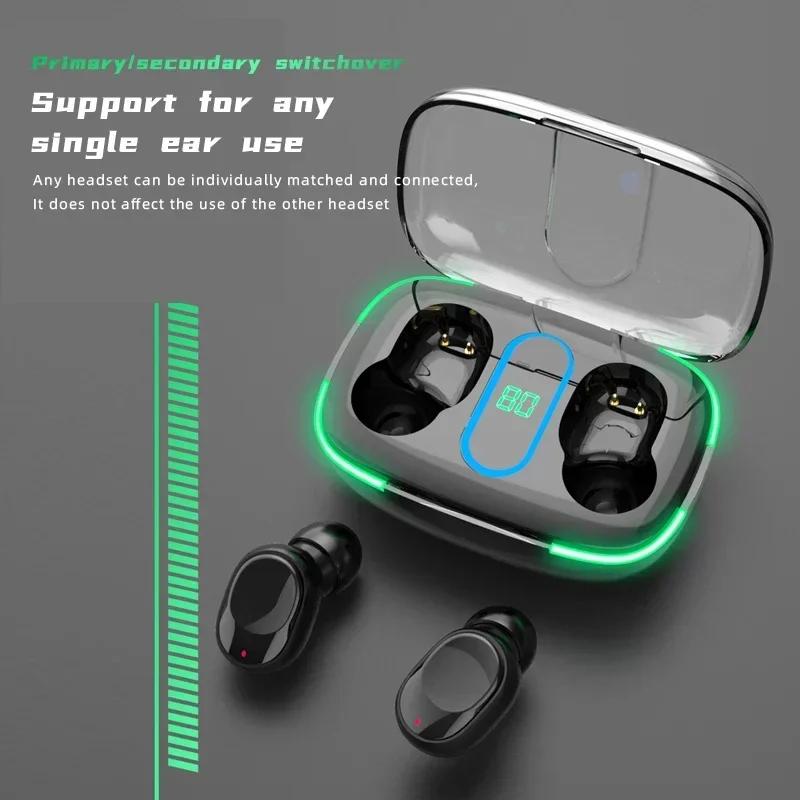 Wireless Headset IPX7 Sport Earphones Waterproof Deep Bass Earbuds True Y90 TWS Wireless Stereo Headphone Bluetooth Earphone 5.3
Wireless Headset IPX7 Sport Earphones Waterproof Deep Bass Earbuds True Y90 TWS Wireless Stereo Headphone Bluetooth Earphone 5.3