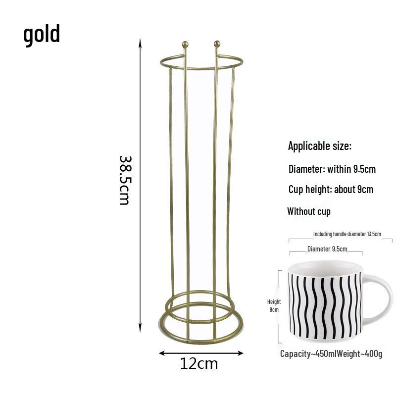 Набор керамических кружек с подставкой - Компактное штабелируемое решение для хранения бытовых чашек
Набор керамических кружек с подставкой - Компактное штабелируемое решение для хранения бытовых чашек