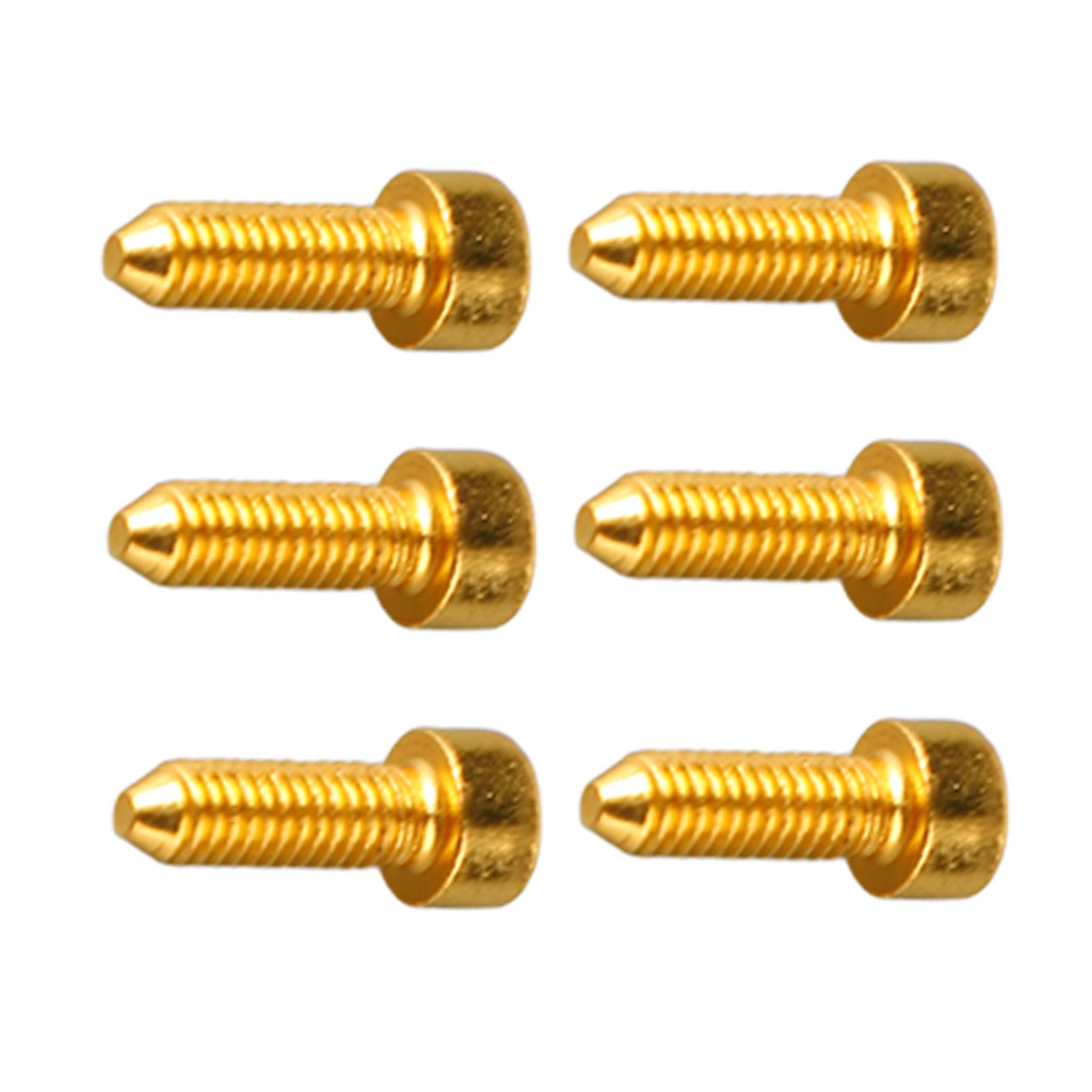6PCS Guitar Hex Head Screws Double Tremolo Bridge Saddle String Locking Screw with Taper Tip Gold чорний
6PCS Guitar Hex Head Screws Double Tremolo Bridge Saddle String Locking Screw with Taper Tip Gold чорний