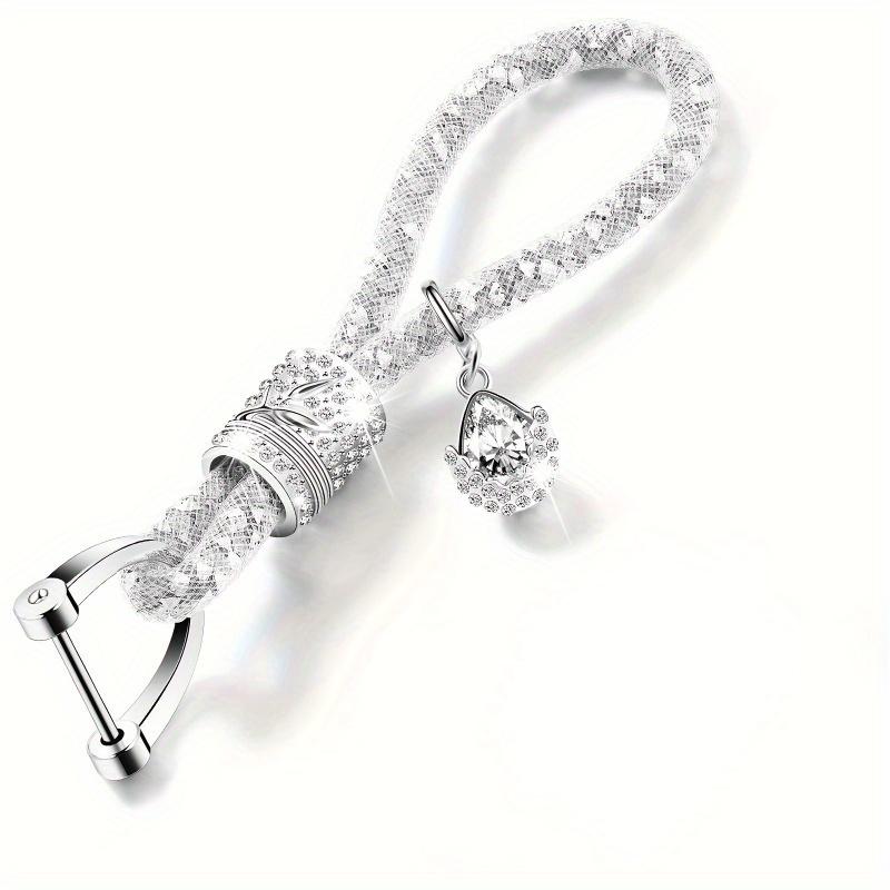 1PC Sparkling Rhinestone Car Keychain for Women Glamorous Key Ring Accessory with Bling Crystals
1PC Sparkling Rhinestone Car Keychain for Women Glamorous Key Ring Accessory with Bling Crystals