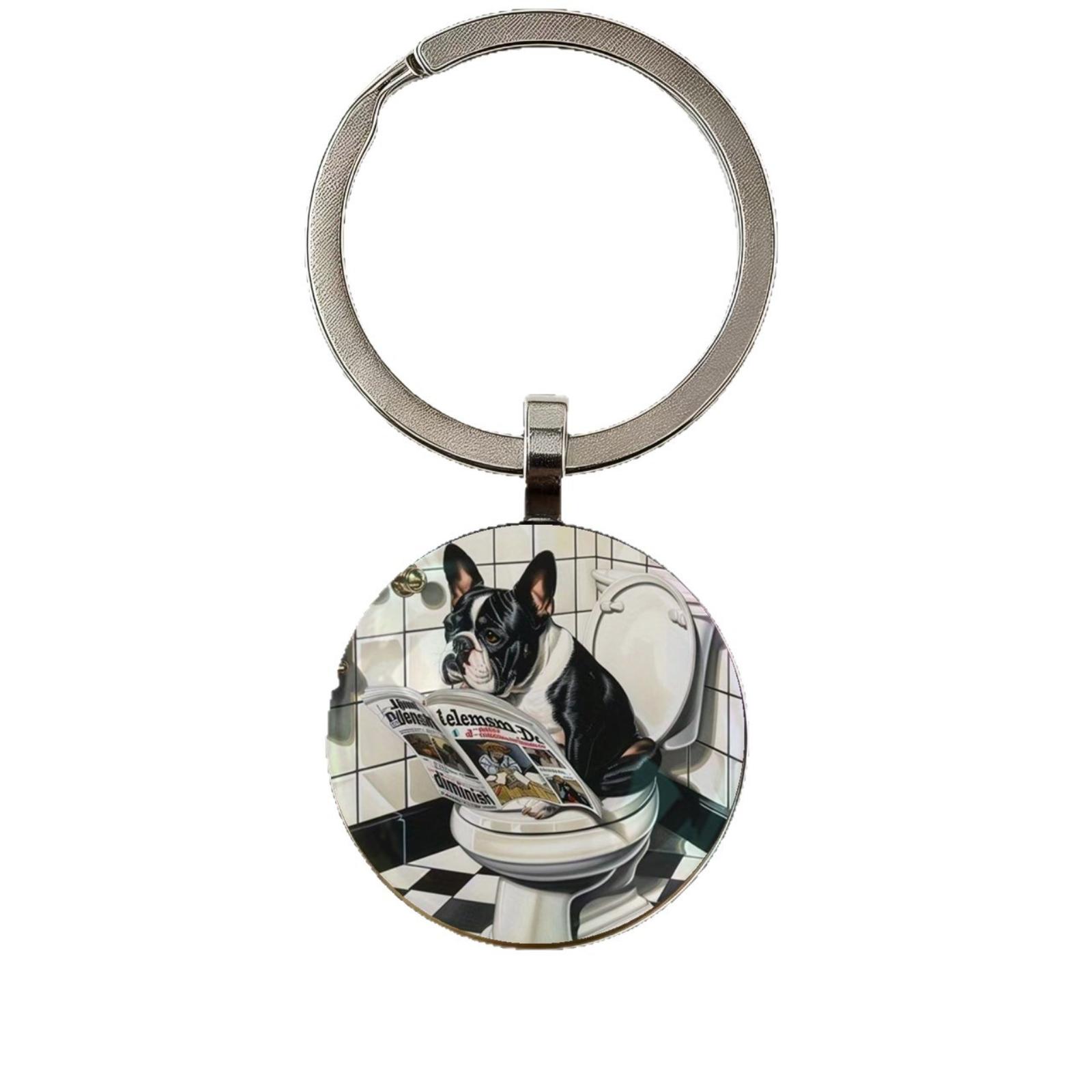 Round Alloy Keychain Pendant with Metal Key Ring Durable Lightweight Design with Printed Animal Pattern for Everyday Use One Size
Round Alloy Keychain Pendant with Metal Key Ring Durable Lightweight Design with Printed Animal Pattern for Everyday Use One Size