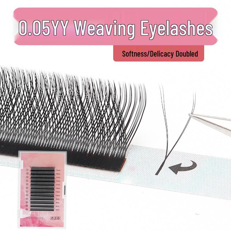 0.05mm Y-Shaped Double-Tip Grafted Eyelashes - Super Soft Mixed Extensions YY 0.05 C 
0.05mm Y-Shaped Double-Tip Grafted Eyelashes - Super Soft Mixed Extensions YY 0.05 C