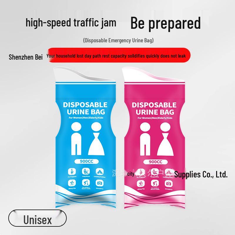 Portable Unisex 900cc Emergency Urine Bag for Traffic Jams and Travel 900CC розы красного
Portable Unisex 900cc Emergency Urine Bag for Traffic Jams and Travel 900CC розы красного