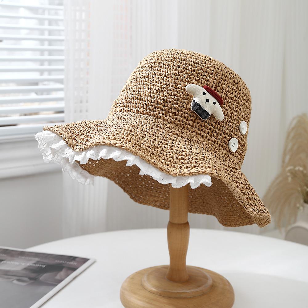 Sun Hat Bucket Hat Summer Hats For Women Korean Style Elegant Sweet Cute Big Brim Straw Hat Lady Girls Beach Accessories 56-58cm хакі
Sun Hat Bucket Hat Summer Hats For Women Korean Style Elegant Sweet Cute Big Brim Straw Hat Lady Girls Beach Accessories 56-58cm хакі