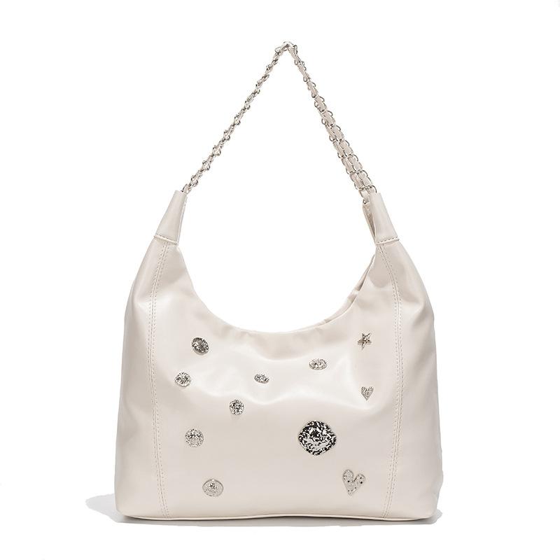 Сумка-тоут в стиле панк, женская сумка-тоут для поездок на работу, женская сумка через плечо, стильная сумка-тоут на цепочке
Сумка-тоут в стиле панк, женская сумка-тоут для поездок на работу, женская сумка через плечо, стильная сумка-тоут на цепочке