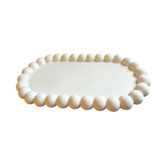 Decorative Jewelry Tray 3D Printed Small Trinket Dish with Beaded Trim Cute Ring Holder Plate for Rings Earrings Necklaces Bracelet Watch Keys белый
Decorative Jewelry Tray 3D Printed Small Trinket Dish with Beaded Trim Cute Ring Holder Plate for Rings Earrings Necklaces Bracelet Watch Keys белый