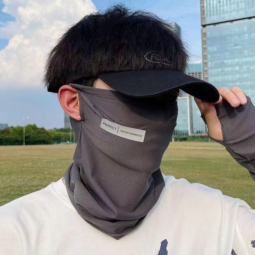 Cycling Ice Silk Face Cover Outdoor Sunscreen Neck Wrap Fashion Ice Silk Mask Scarf for Men Women темно-сірий колір
Cycling Ice Silk Face Cover Outdoor Sunscreen Neck Wrap Fashion Ice Silk Mask Scarf for Men Women темно-сірий колір